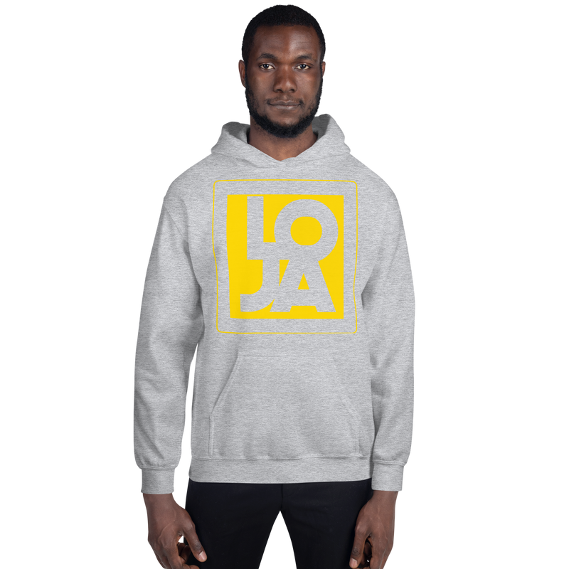 Lion Of Judah Apparel Logo High Energy bright Sun Star Yellow Unisex Hoodie