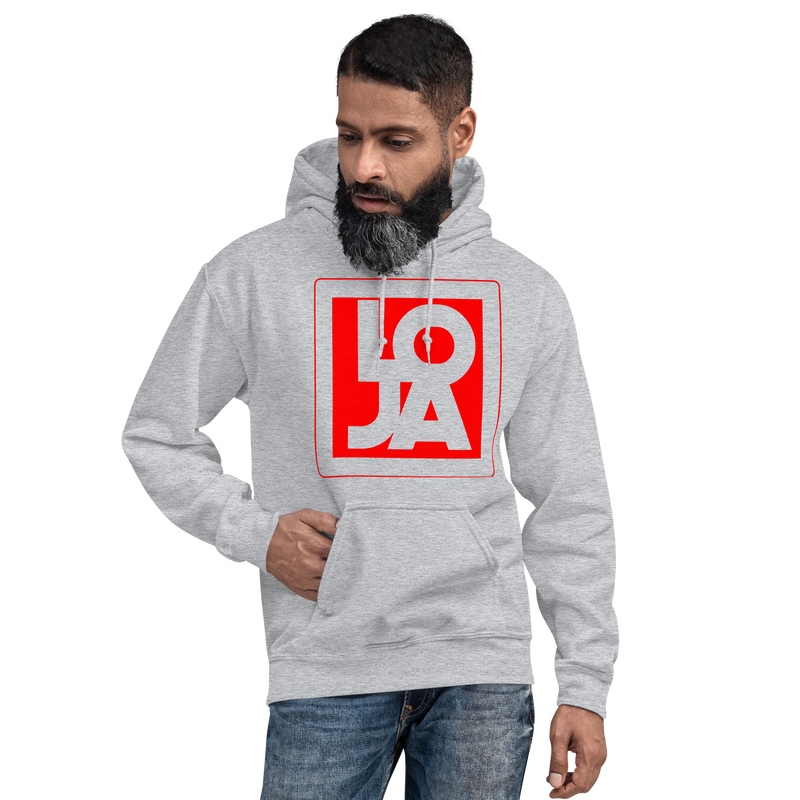 Lion Of Judah Apparel Logo Fire Engine Red Unisex Hoodie