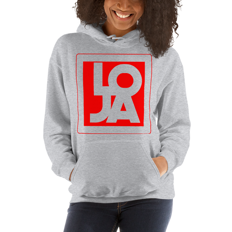 Lion Of Judah Apparel Logo Fire Engine Red Unisex Hoodie
