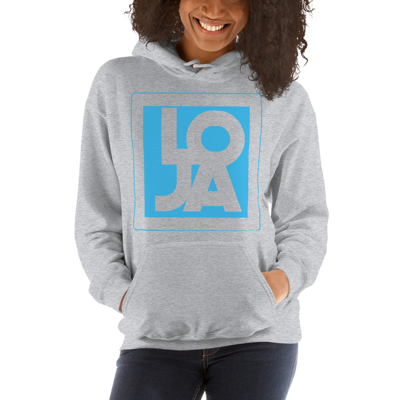 Lion Of Judah Apparel Logo Baby Blue Unisex Hoodie
