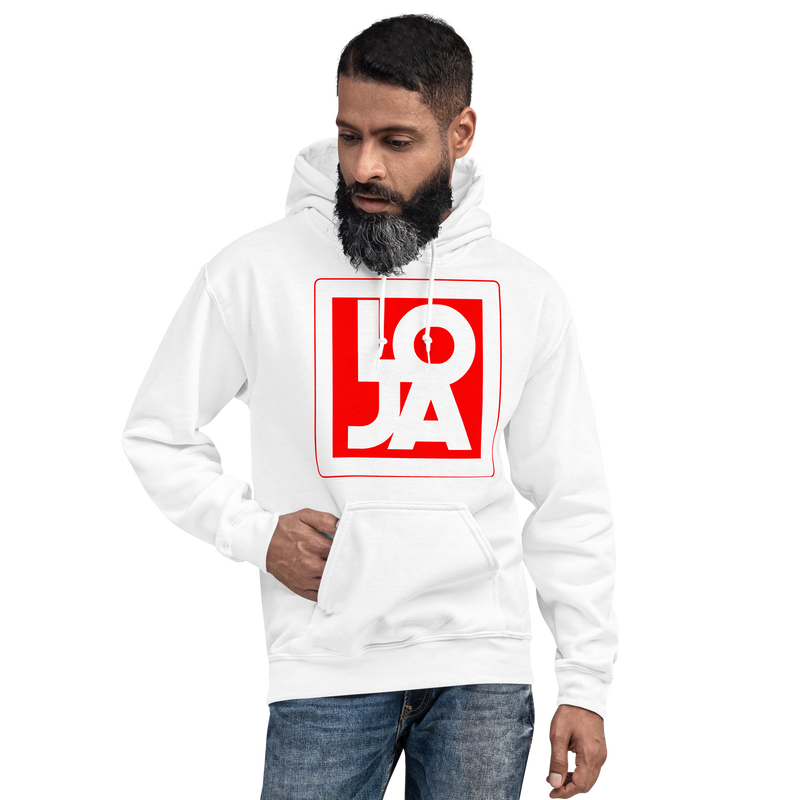 Lion Of Judah Apparel Logo Fire Engine Red Unisex Hoodie