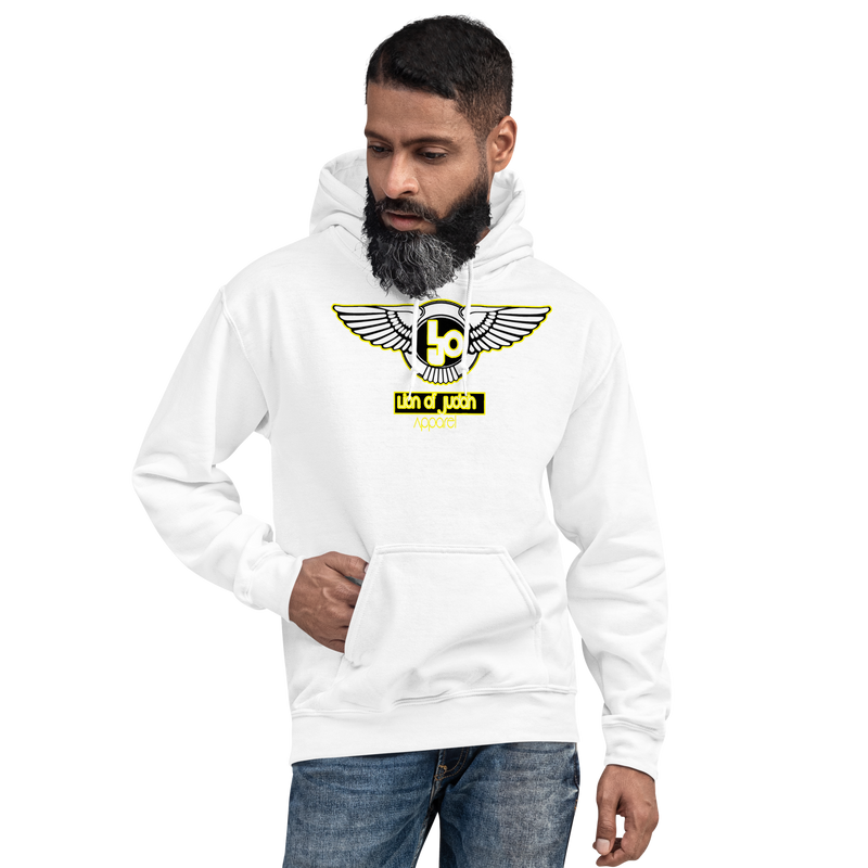 Lion Of Judah Wingz Yellow logo Unisex Hoodie