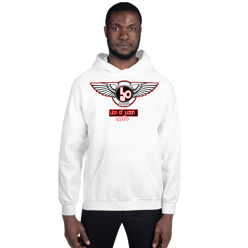Lion Of Judah Blood Red logo Unisex Hoodie
