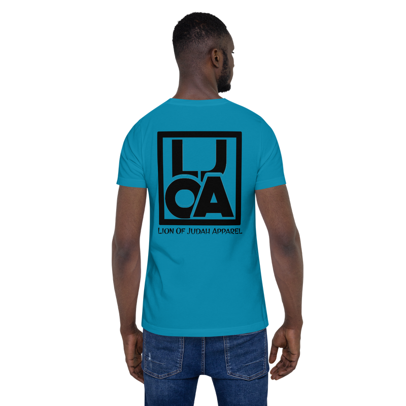 Lion Of Judah Apparel black new logo Unisex t-shirt
