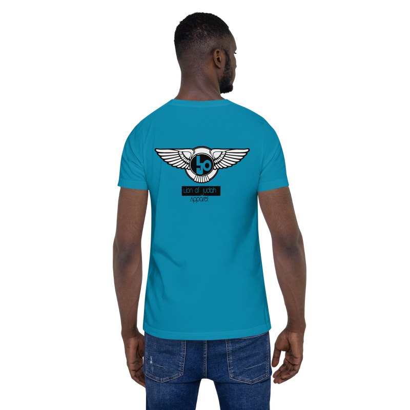 Lion Of Judah Black logo Unisex t-shirt