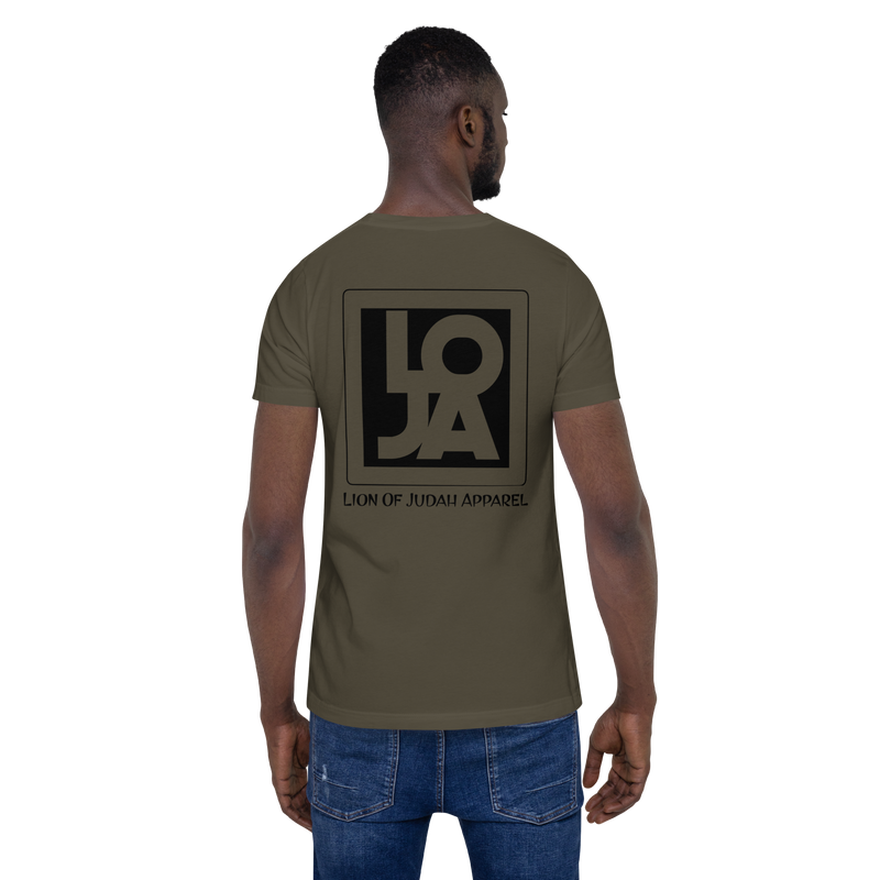 Lion Of Judah Apparel Black logo Unisex t-shirt