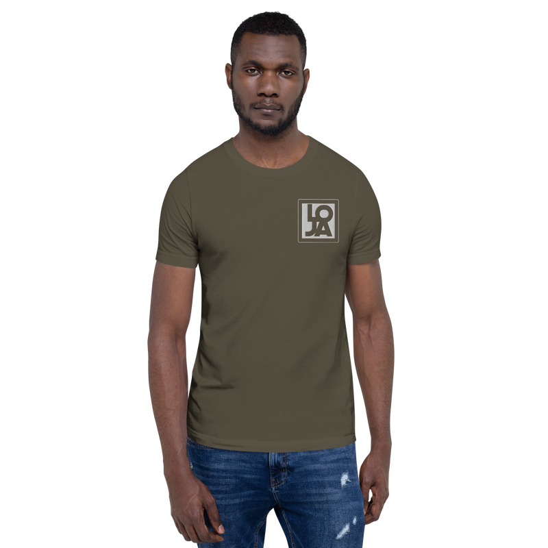 Lion Of Judah Apparel White logo Unisex t-shirt