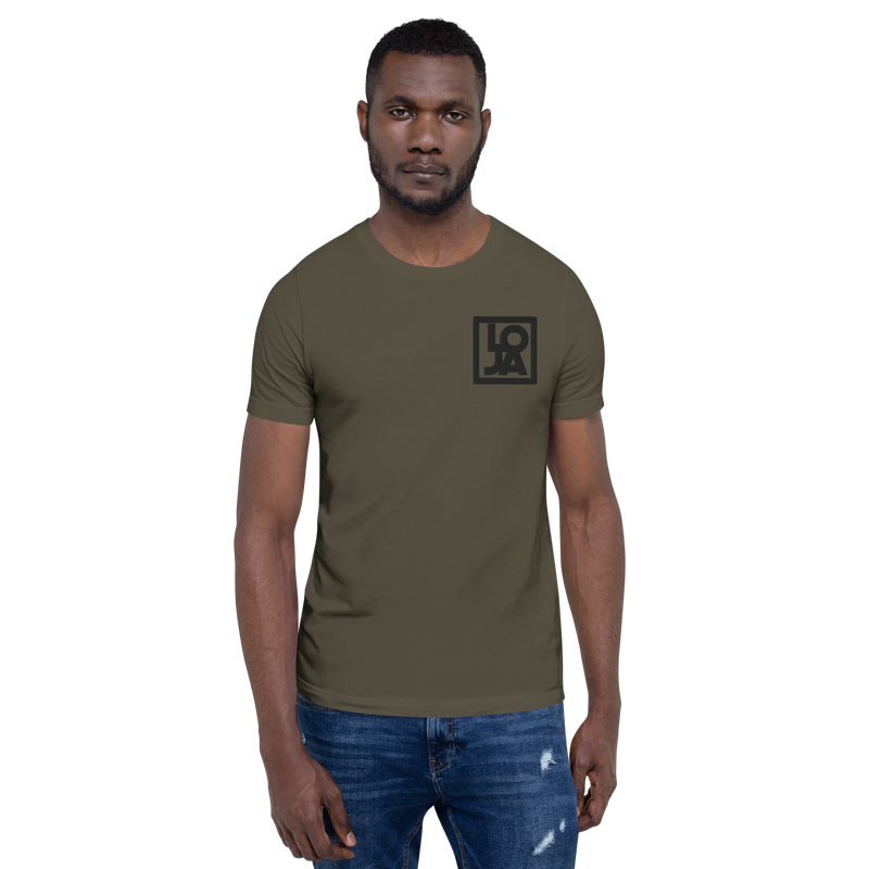 Lion Of Judah Apparel Black logo Unisex t-shirt