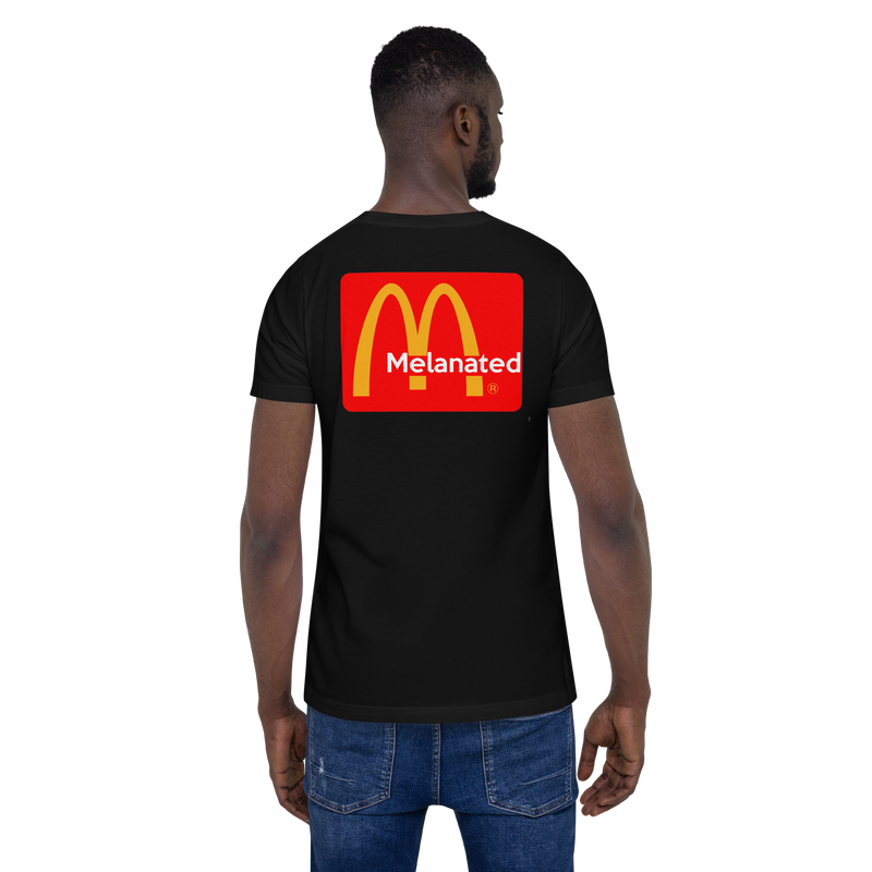 Mcdonalds melanated logo Unisex t-shirt