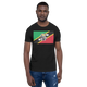 West Indian Lion of Judah St. Kitts And Nevis Flag Unisex t-shirt