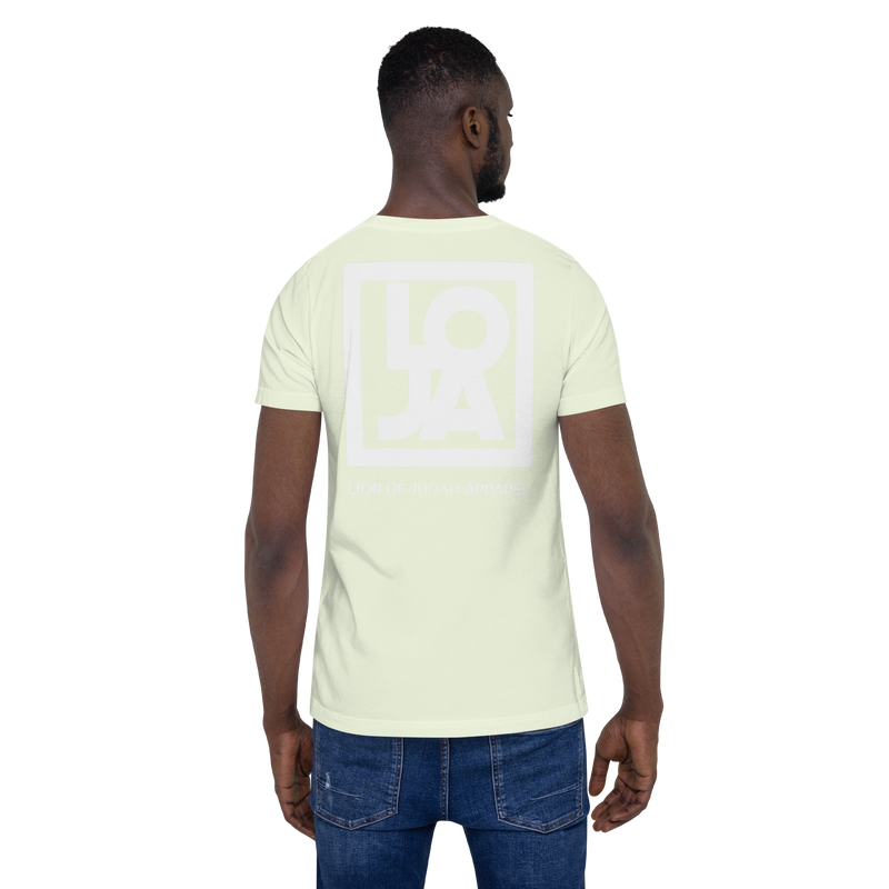 Lion Of Judah Apparel White logo Unisex t-shirt
