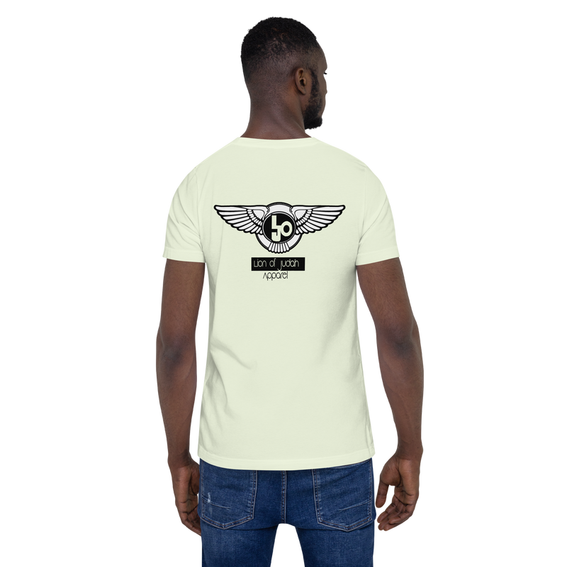 Lion Of Judah Black logo Unisex t-shirt