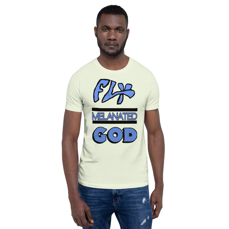 Fly Melanated God Unisex t-shirt