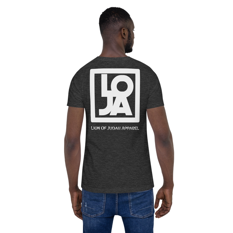 Lion Of Judah Apparel White logo Unisex t-shirt