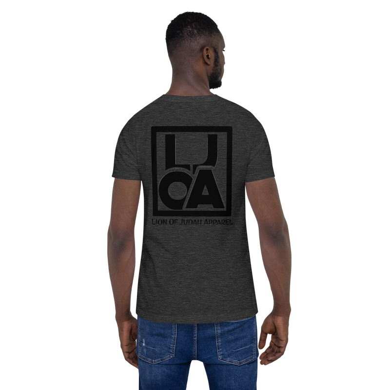 Lion Of Judah Apparel black new logo Unisex t-shirt