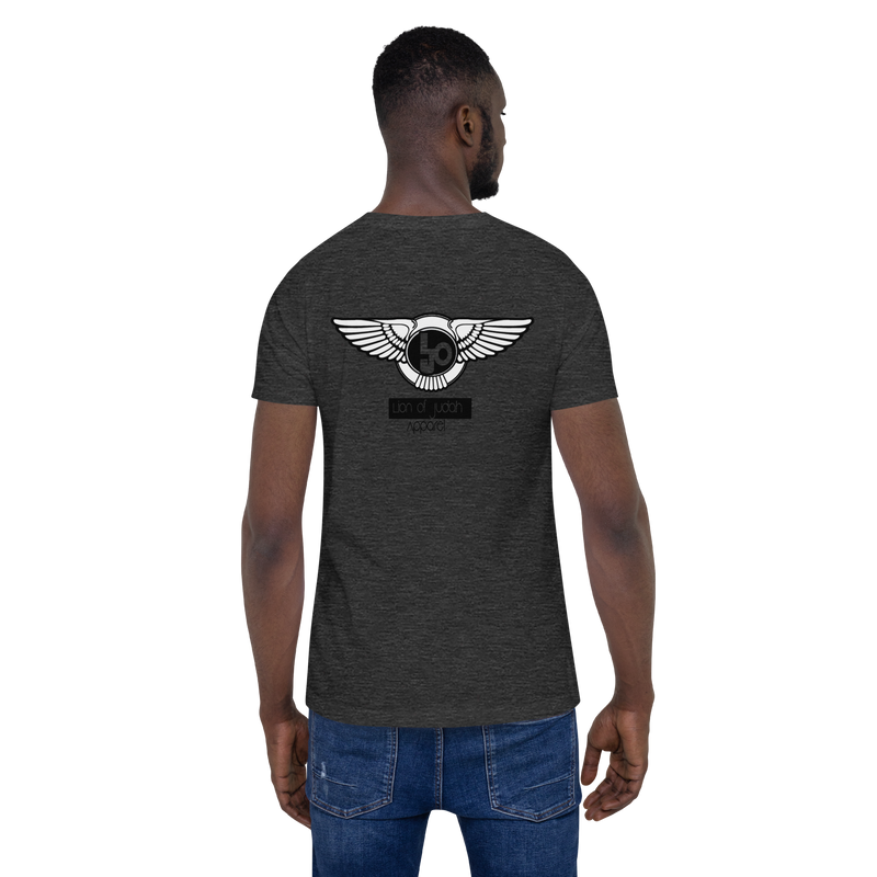 Lion Of Judah Black logo Unisex t-shirt