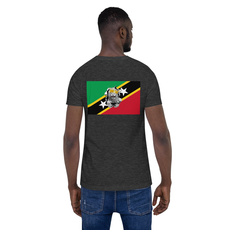 West Indian Lion of Judah St. Kitts And Nevis Flag Unisex t-shirt