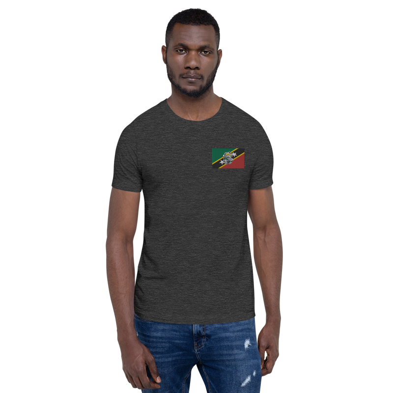 West Indian Lion of Judah St. Kitts And Nevis Flag Unisex t-shirt