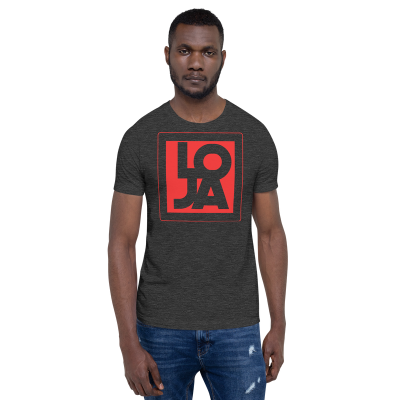 Lion Of Judah Apparel Logo Fire Engine Red Unisex t-shirt