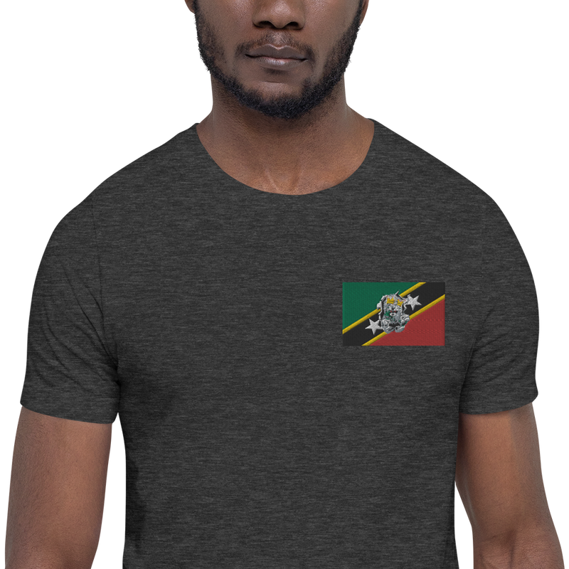 West Indian Lion of Judah St. Kitts And Nevis Flag Unisex t-shirt