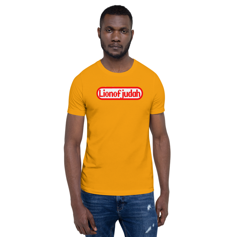 Lion Of Judah Nintendo Wordplay Spinoff Design Unisex t-shirt