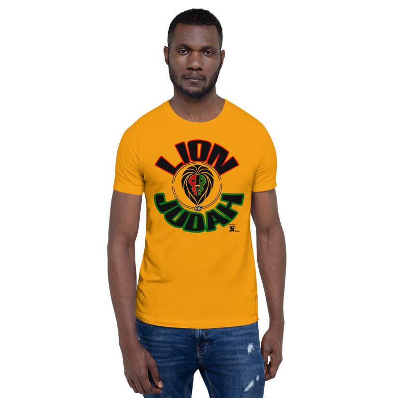 Lion Of Judah Design Unisex t-shirt