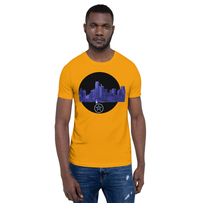Dallas Texas Skyline Unisex t-shirt