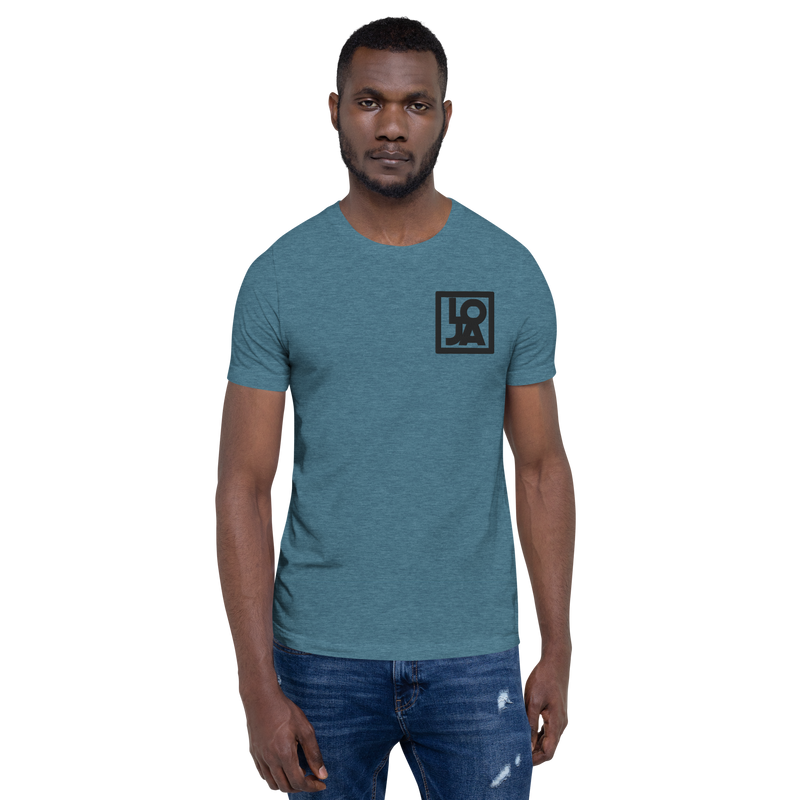Lion Of Judah Apparel Black logo Unisex t-shirt