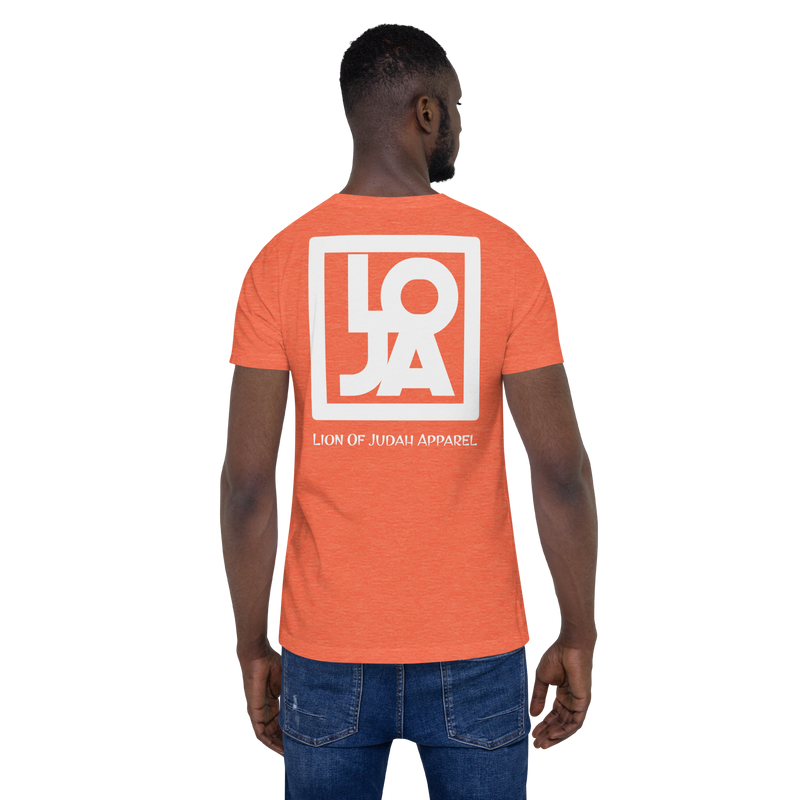 Lion Of Judah Apparel White logo Unisex t-shirt