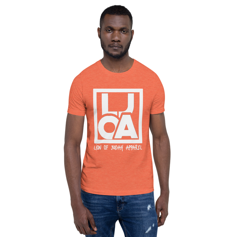 Lion Of Judah Apparel White new logo Unisex t-shirt