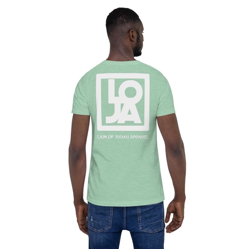 Lion Of Judah Apparel White logo Unisex t-shirt