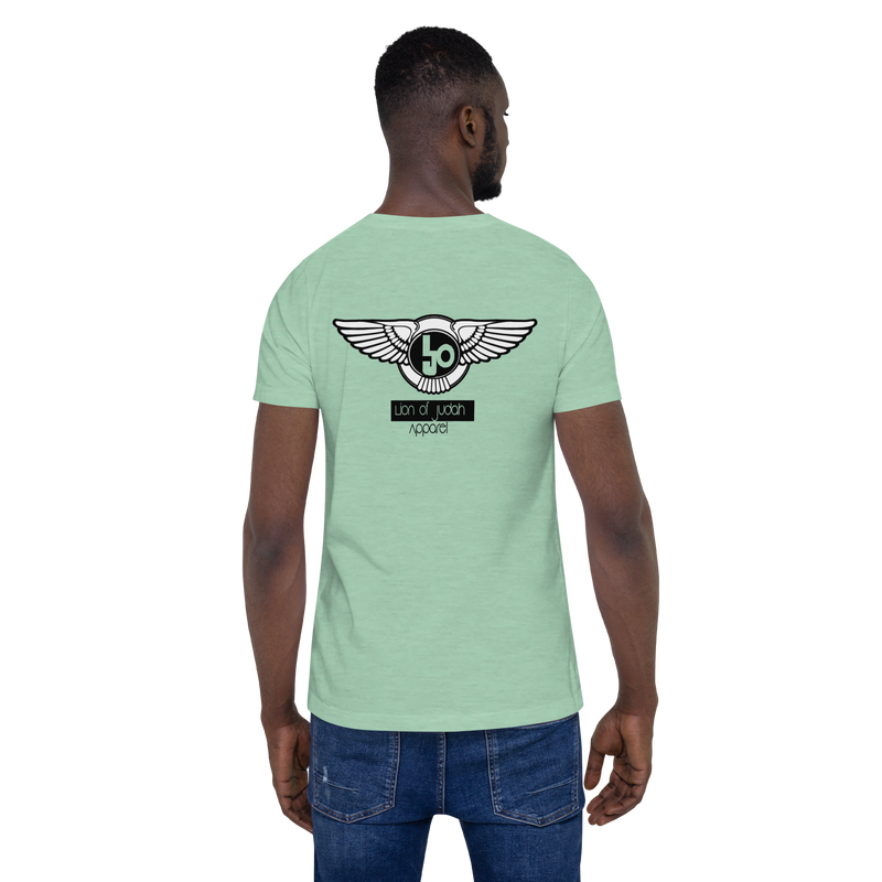 Lion Of Judah Black logo Unisex t-shirt