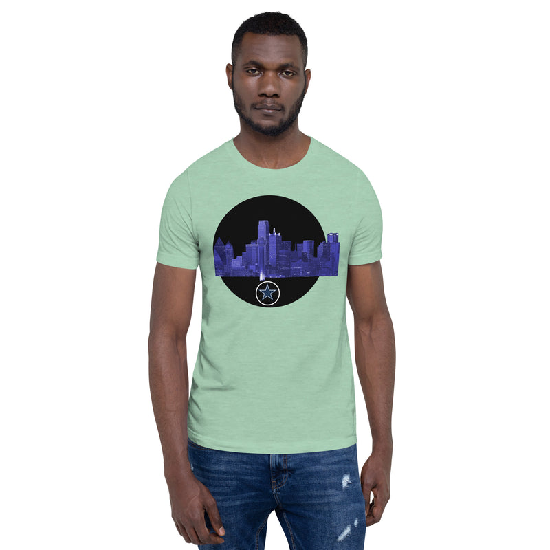 Dallas Texas Skyline Unisex t-shirt