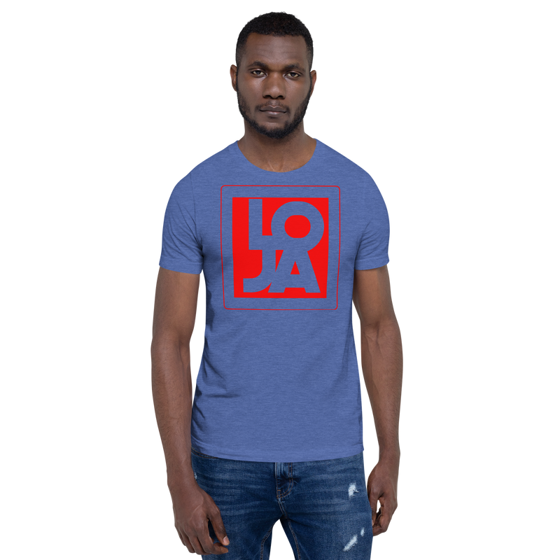 Lion Of Judah Apparel Logo Fire Engine Red Unisex t-shirt