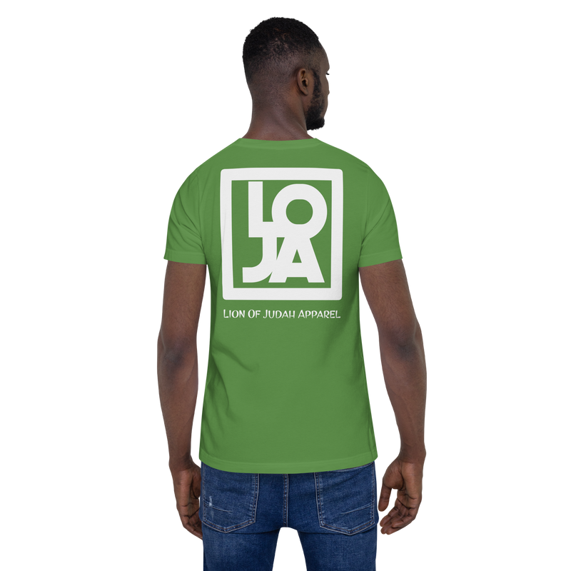 Lion Of Judah Apparel White logo Unisex t-shirt