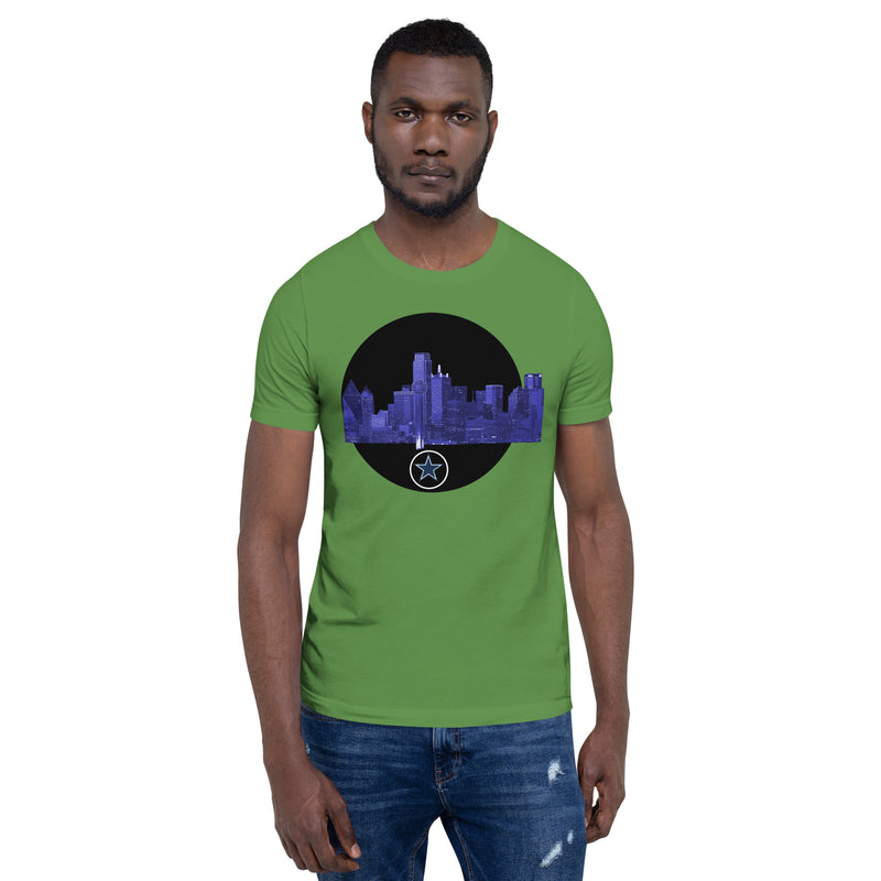 Dallas Texas Skyline Unisex t-shirt