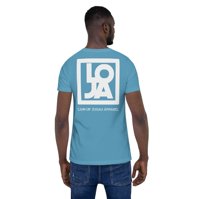 Lion Of Judah Apparel White logo Unisex t-shirt