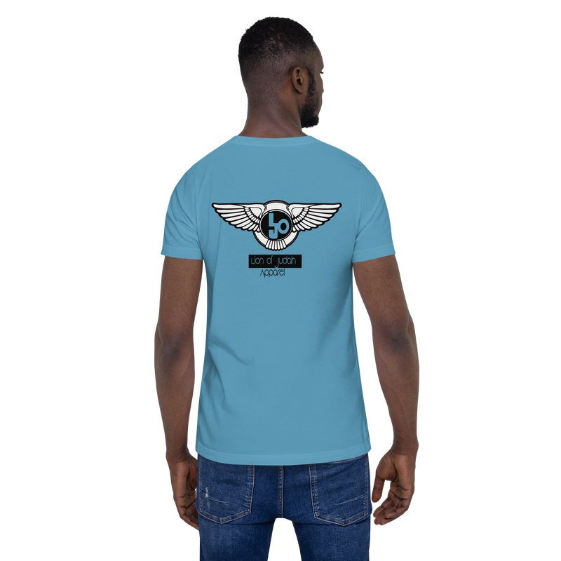 Lion Of Judah Black logo Unisex t-shirt