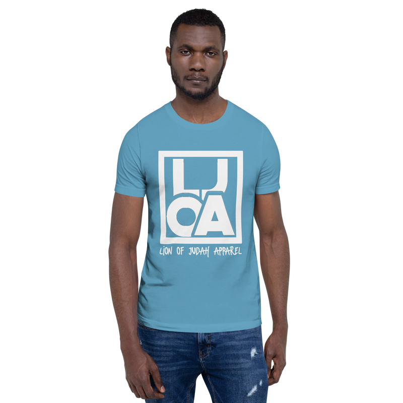 Lion Of Judah Apparel White new logo Unisex t-shirt