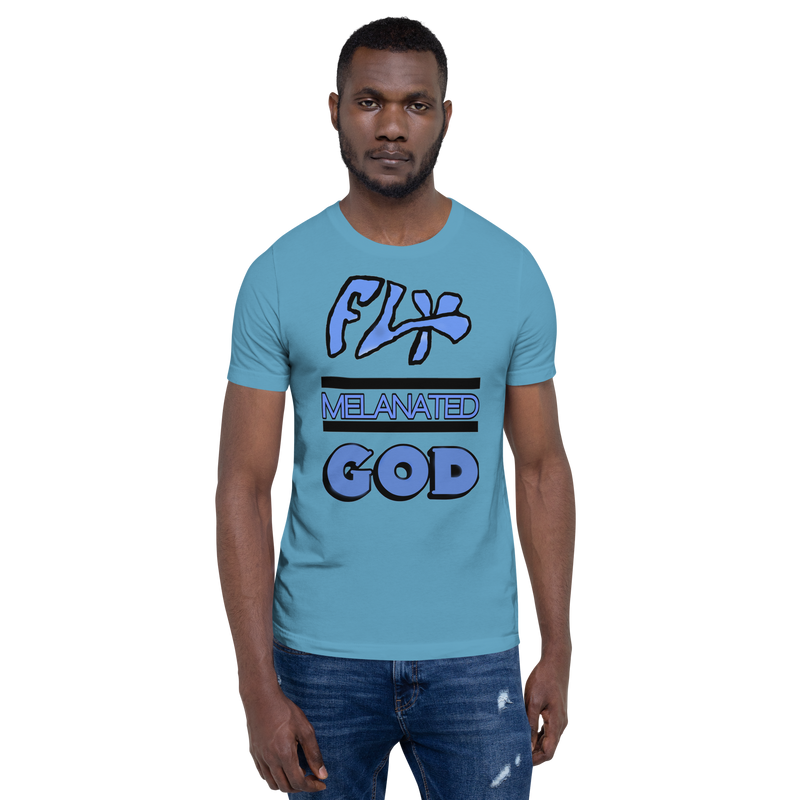 Fly Melanated God Unisex t-shirt