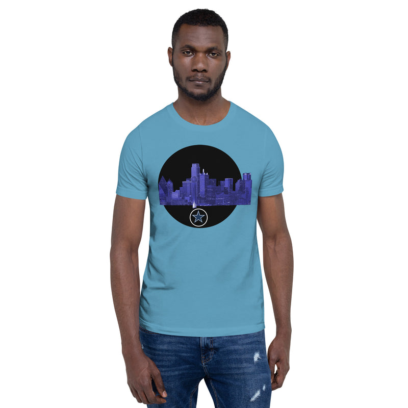 Dallas Texas Skyline Unisex t-shirt