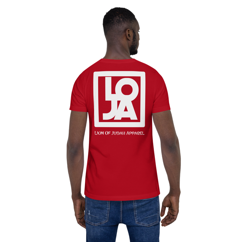 Lion Of Judah Apparel White logo Unisex t-shirt
