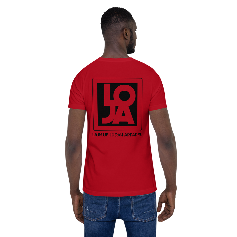 Lion Of Judah Apparel Black logo Unisex t-shirt