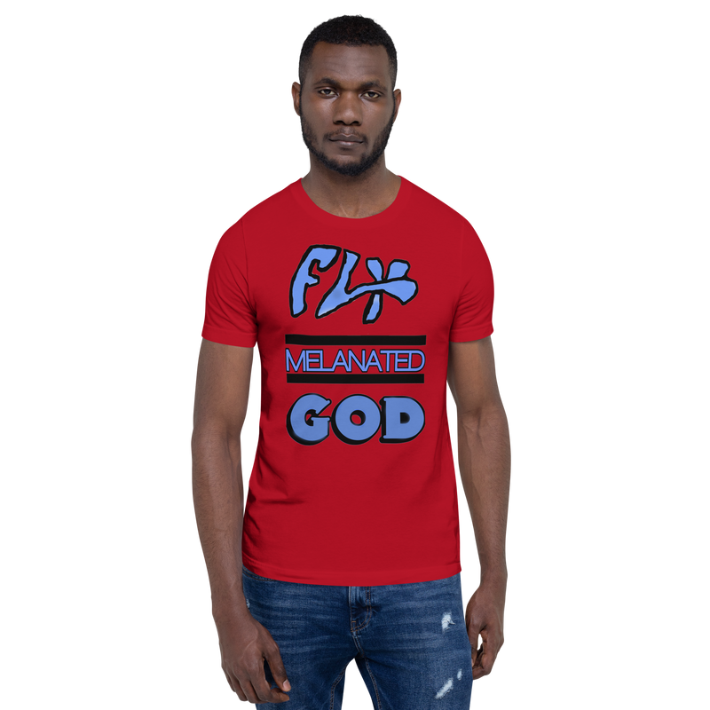 Fly Melanated God Unisex t-shirt
