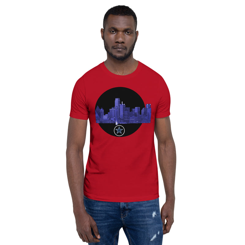 Dallas Texas Skyline Unisex t-shirt