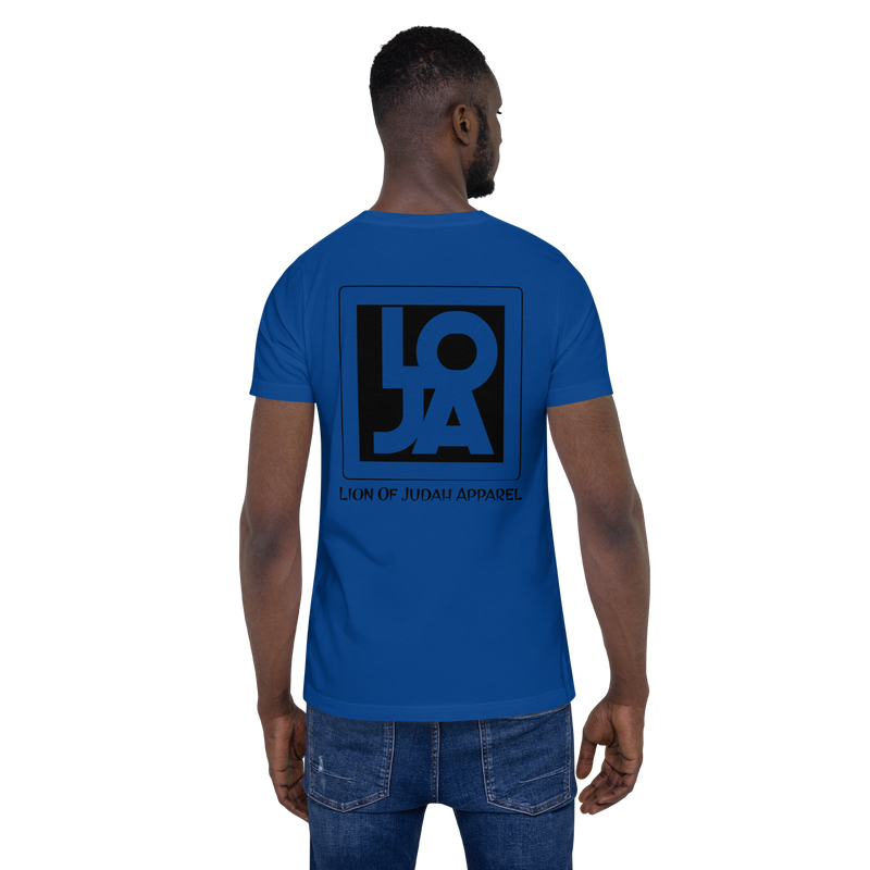 Lion Of Judah Apparel Black logo Unisex t-shirt