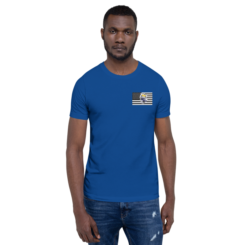 Melanated Lion Of Judah Flag Unisex t-shirt