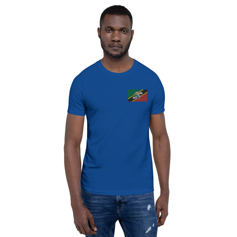 West Indian Lion of Judah St. Kitts And Nevis Flag Unisex t-shirt