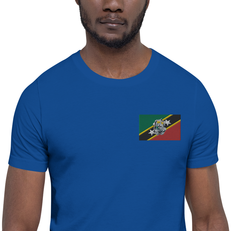 West Indian Lion of Judah St. Kitts And Nevis Flag Unisex t-shirt