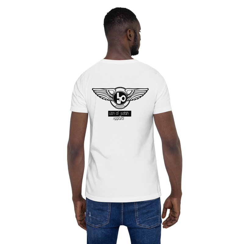 Lion Of Judah Black logo Unisex t-shirt